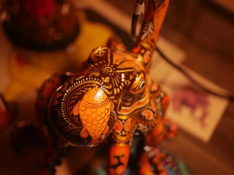 Pattachitra Octopus Lamp — Sonamukhi