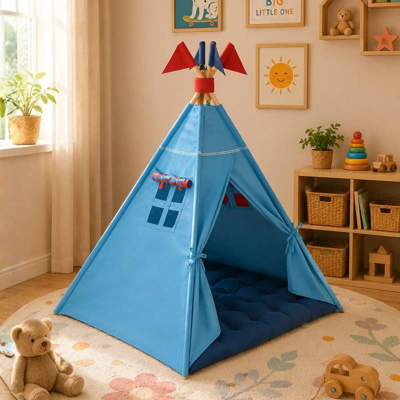 Cotton Candy Sky Kids Play Teepee Tent