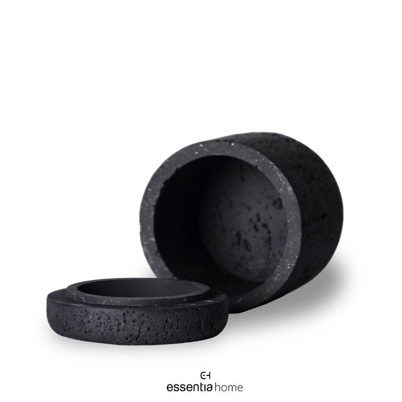 Suds Storage Jar Marble Black