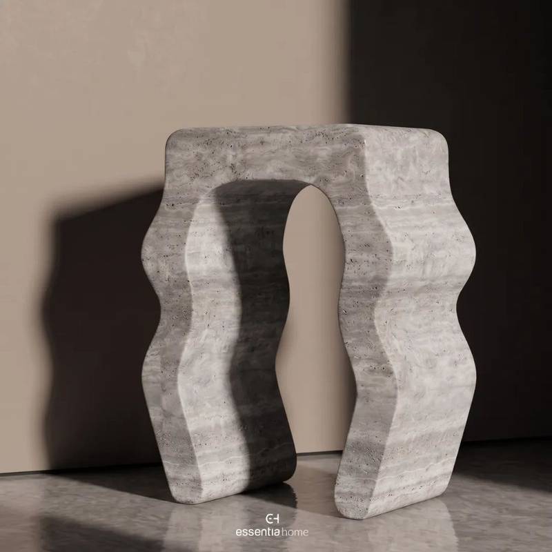 Ribbon end table