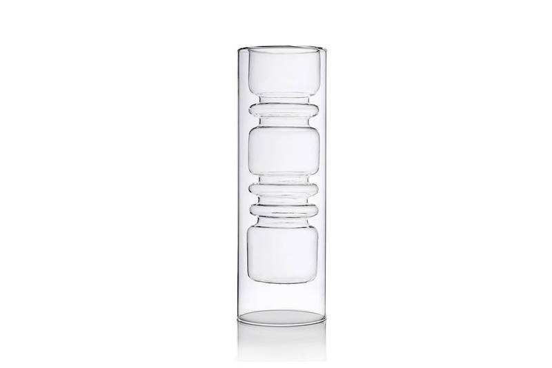 RINGS- doublewalled vase cm 37