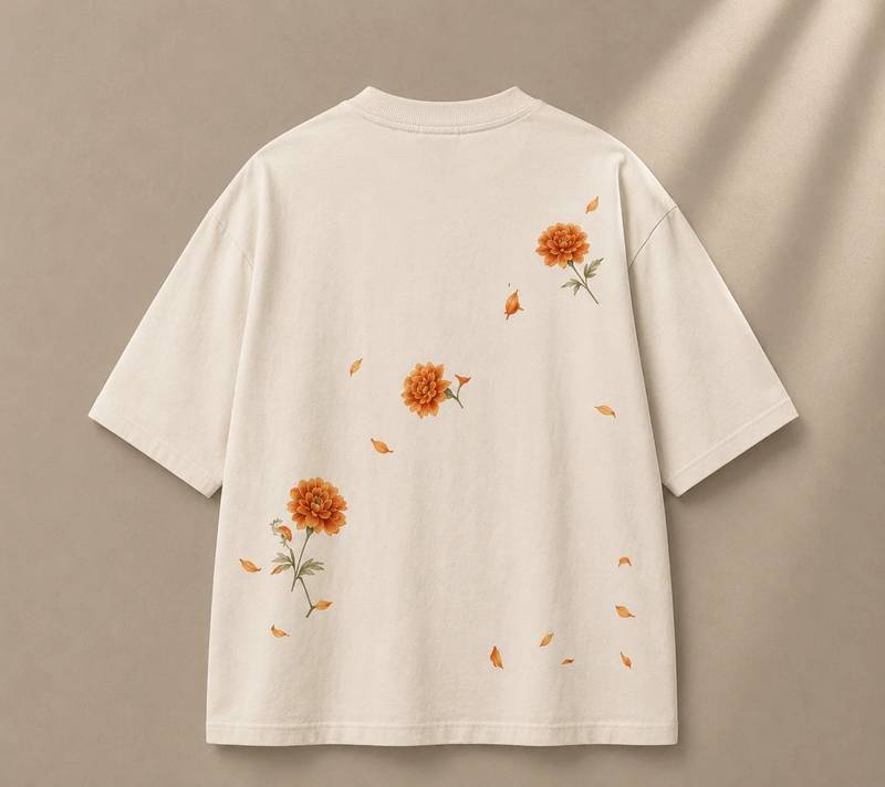 Saffron Bloom Tee