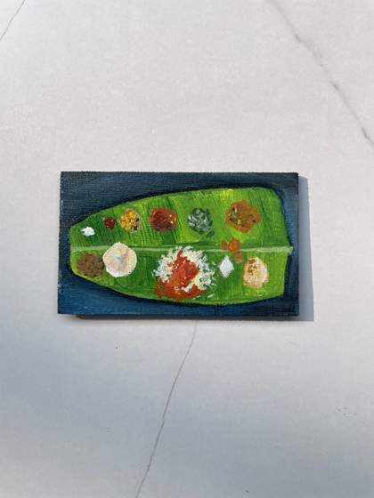 Bale Ele Oota - Hand painted Acrylic Fridge Magnet