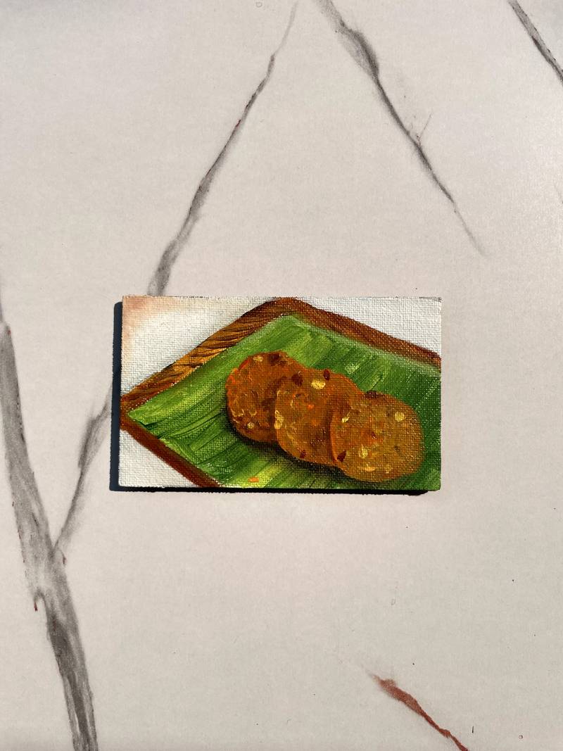 Kadlebele Ambade - Hand-painted Acryclic Fridge Magnet